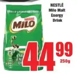 Boxer Nestlé Milo Malt Energy Drink offer