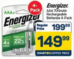 Pick n Pay Hypermarket Energizer AAA 700mAh Rechargeable Batteries offer