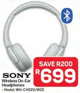 Pick n Pay Hypermarket Sony Wireless On-Ear Headphones offer