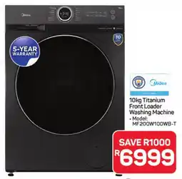 Pick n Pay Hypermarket Midea Titanium Front Loader Washing Machine offer