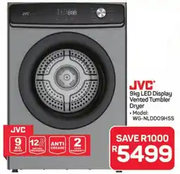 Pick n Pay Hypermarket JVC LED Display Vented Tumbler Dryer offer