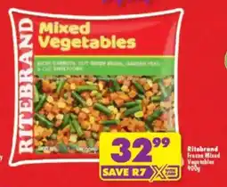 Shoprite Ritebrand Frozen Mixed Vegetables offer