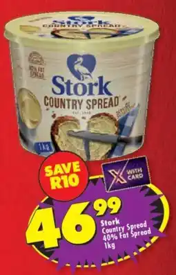 Shoprite Stork Country Spread 40% Fat Spread offer
