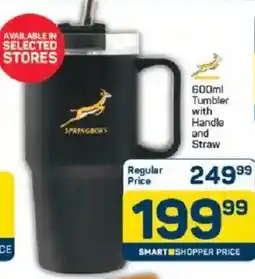 Pick n Pay Springboks Tumbler with Handle and Straw offer