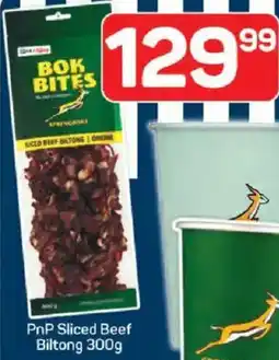 Pick n Pay PnP Sliced Beef Biltong offer