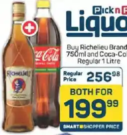 Pick n Pay Richelieu Brandy and Coca-Cola Regular offer