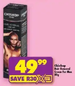 Shoprite Chiskop Hair Removal Cream For Men offer