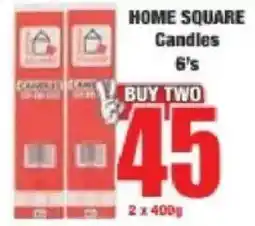 Boxer Home Square Candles offer