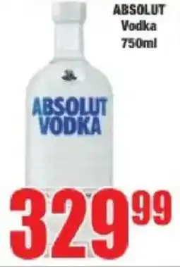 Boxer Absolut Vodka offer
