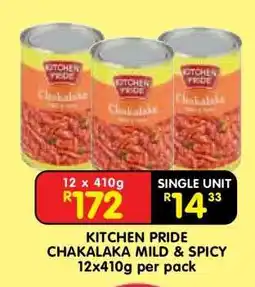Shoprite KITCHEN PRIDE CHAKALAKA MILD & SPICY offer