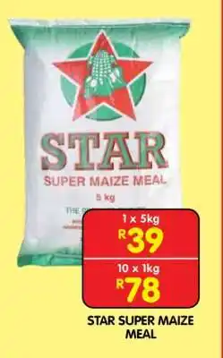 Shoprite STAR SUPER MAIZE MEAL offer