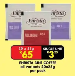 Shoprite ENRISTA 3IN1 COFFEE offer