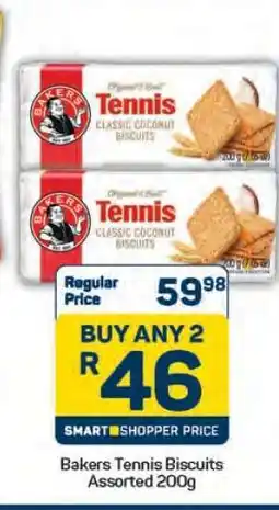 Pick n Pay Bakers Tennis Biscuits Assorted 200g offer