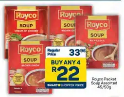 Pick n Pay Royco Packet Soup Assorted 45/50g offer