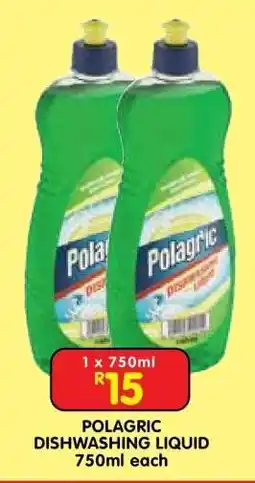Shoprite POLAGRIC DISHWASHING LIQUID 750ml each offer