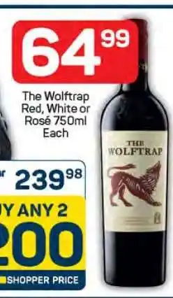 Pick n Pay The Wolftrap Red, White or Rosé 750ml offer