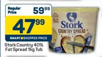 Pick n Pay Stork Country 40% Fat Spread 1kg Tub offer