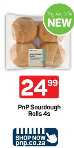 Pick n Pay PnP Sourdough Rolls 4s offer