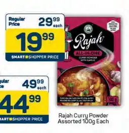 Pick n Pay Rajah Curry Powder Assorted 100g Each offer