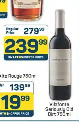 Pick n Pay Vilafonte Seriously Old Dirt 750ml offer