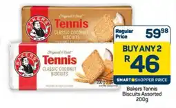 Pick n Pay Hypermarket Bakers Tennis Biscuits Assorted 200g offer