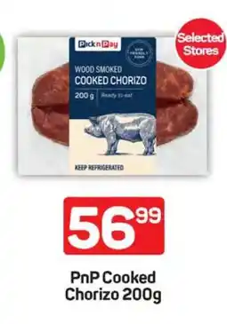 Pick n Pay PnP Cooked Chorizo 200g offer