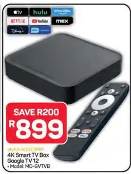 Pick n Pay Hypermarket MAXDORF 4K Smart TV Box offer