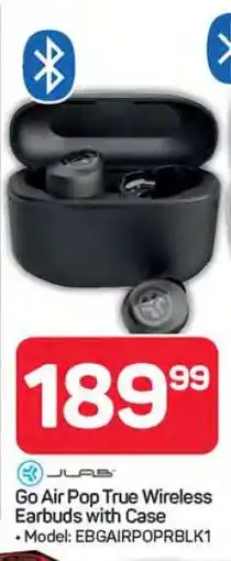 Pick n Pay Hypermarket Go Air Pop True Wireless Earbuds with Case offer
