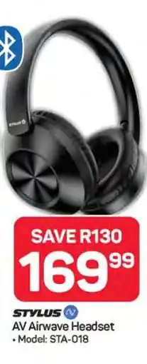 Pick n Pay Hypermarket Stylus AV Airwave Headset offer