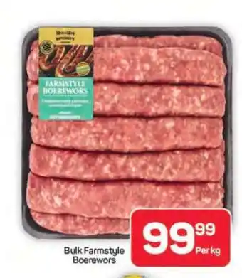 Pick n Pay Hypermarket Bulk Farmstyle Boerewors offer
