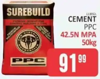 Surebuild PPC Cement 42.5N MPA 50kg