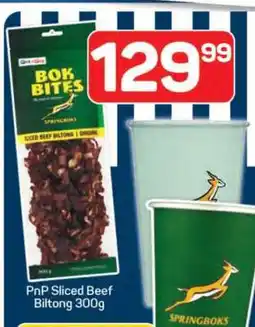 Pick n Pay PnP Sliced Beef Biltong 300g offer