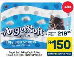 Pick n Pay Hypermarket Angel Soft 1-Ply Virgin Toilet Tissue 48s offer