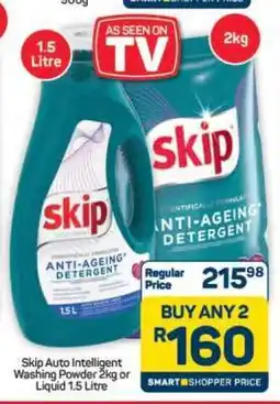Pick n Pay Hypermarket Skip Auto Intelligent Washing Powder or Liquid offer