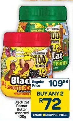Pick n Pay Hypermarket Black Cat Peanut Butter Assorted 400g offer