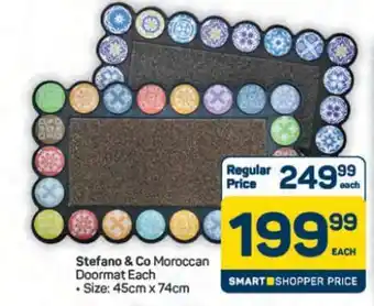 Pick n Pay Hypermarket Stefano & Co Moroccan Doormat offer
