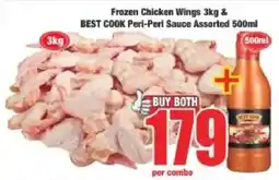 Boxer Frozen Chicken Wings & Best Cook Peri-Peri Sauce Assorted offer