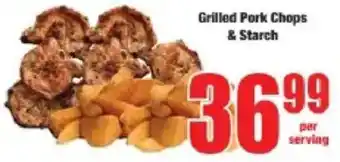 Boxer Grilled Pork Chops & Starch offer