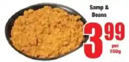 Boxer Samp & Beans offer