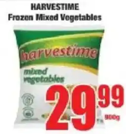 Boxer Harvestime frozen mixed vegetables offer