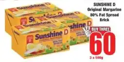 Boxer Sunshine D Original Margarine 80% Fat Spread Brick offer