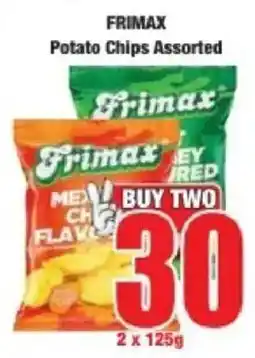 Boxer Frimax potato chips assorted offer