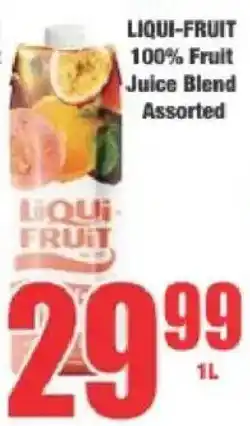 Boxer Liqui-fruit 100% fruit juice blend assorted offer
