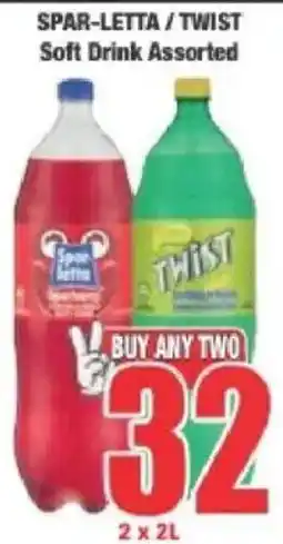 Boxer Spar-letta twist soft drink assorted offer