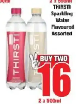 Boxer Thirsti sparkling water flavoured assorted offer