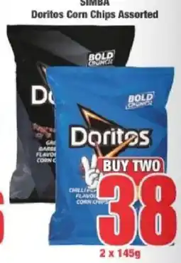 Boxer Simba doritos corn chips assorted offer