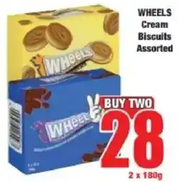 Boxer Wheels cream biscuits assorted offer