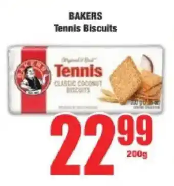 Boxer Bakers tennis biscuits offer