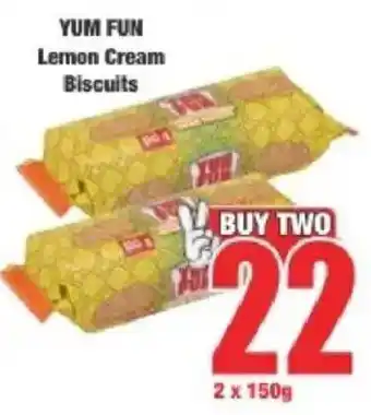 Boxer Yum fun lemon cream biscuits offer