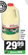 Spar Spar Full Cream Maas-2Kg offer